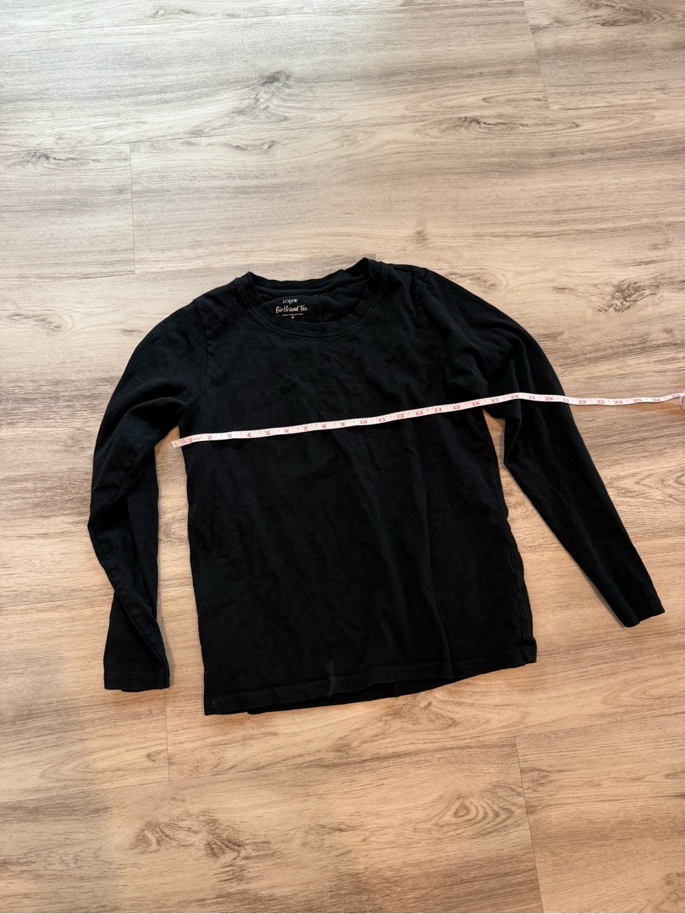 J Crew Basic Black Long Sleeve Tee